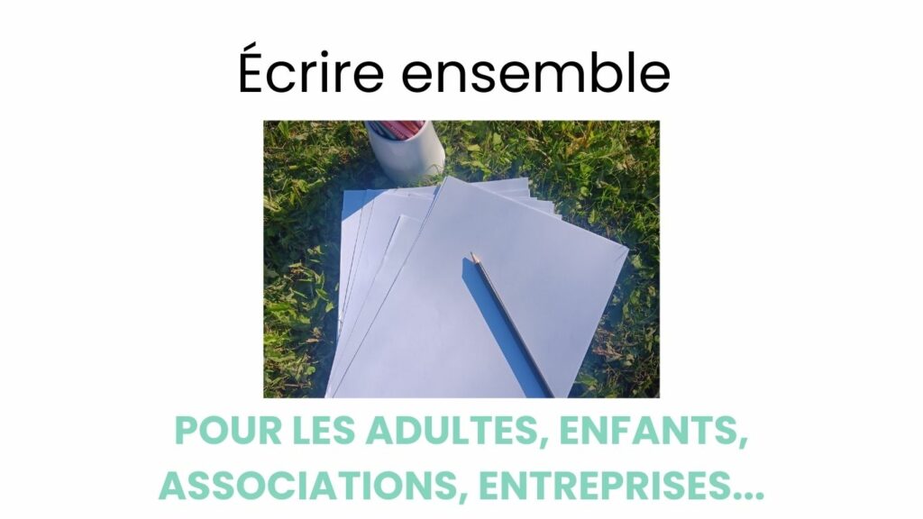 Atelier d'écriture en groupe